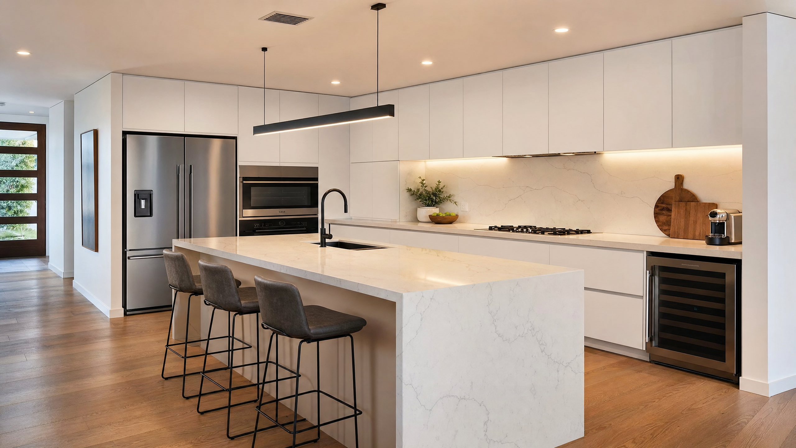 Modern luxury kitchen by Nova Poly